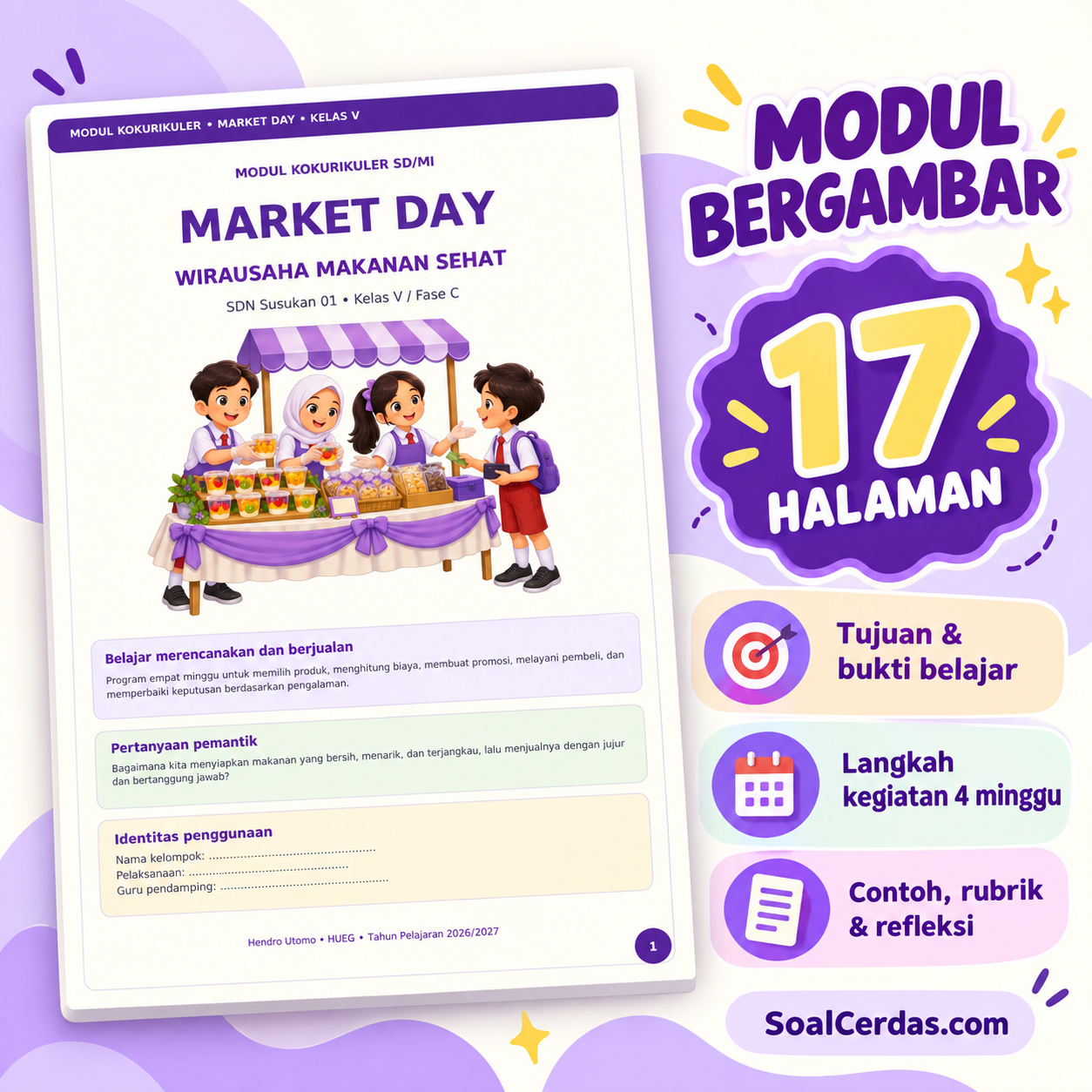 Pratinjau Paket Kokurikuler Market Day Kelas 5 – Wirausaha Makanan Sehat 3