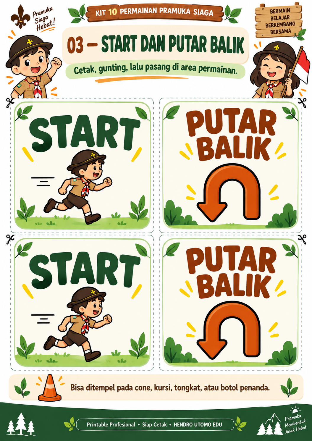 Pratinjau ⚜️ KIT 10 Permainan Pramuka Siaga 4