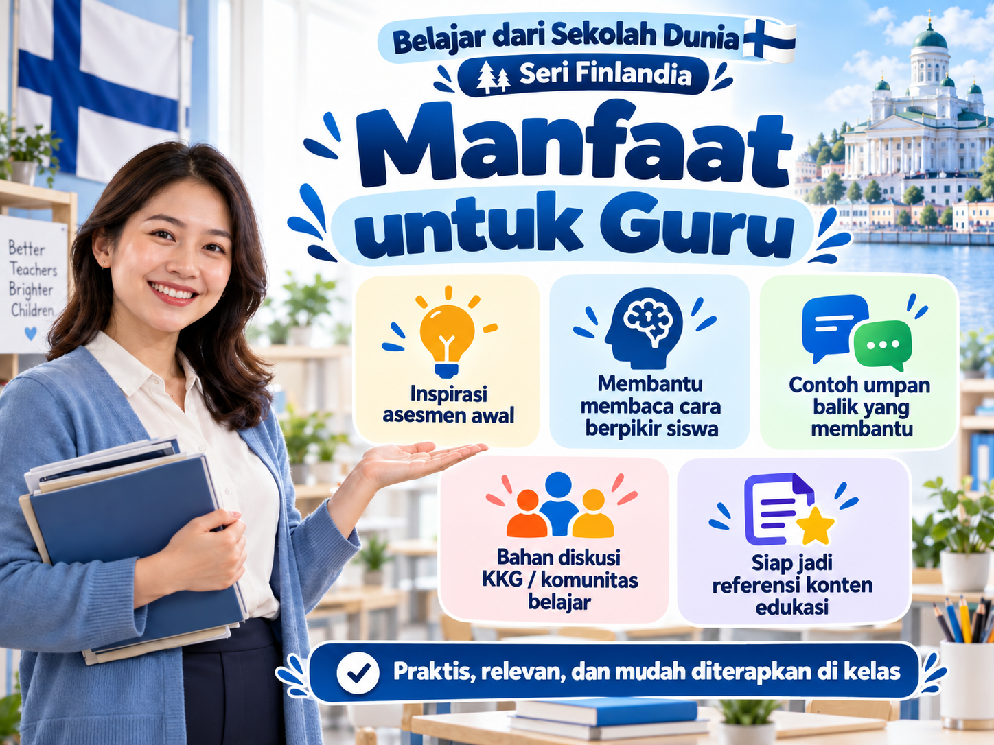 Pratinjau Belajar dari Sekolah Dunia – Seri Finlandia | 6 Video + 42 Gambar HD + PDF 4