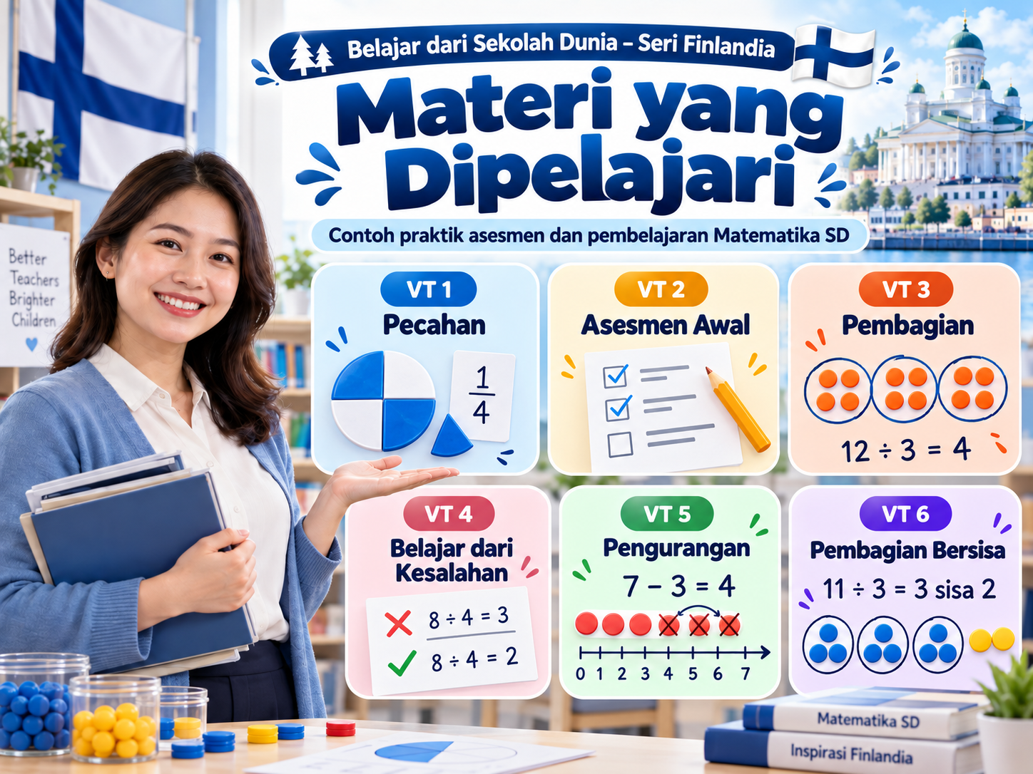Pratinjau Belajar dari Sekolah Dunia – Seri Finlandia | 6 Video + 42 Gambar HD + PDF 3