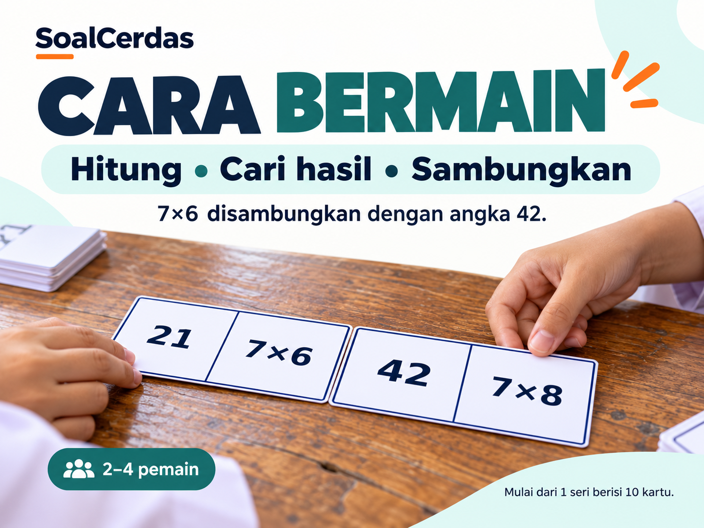 Pratinjau Domino Perkalian 1–100 – PowerPoint Interaktif & PDF Siap Cetak 3