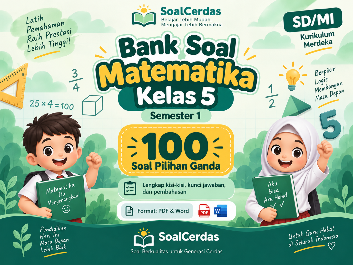 Cover Bank Soal Matematika Kelas 5