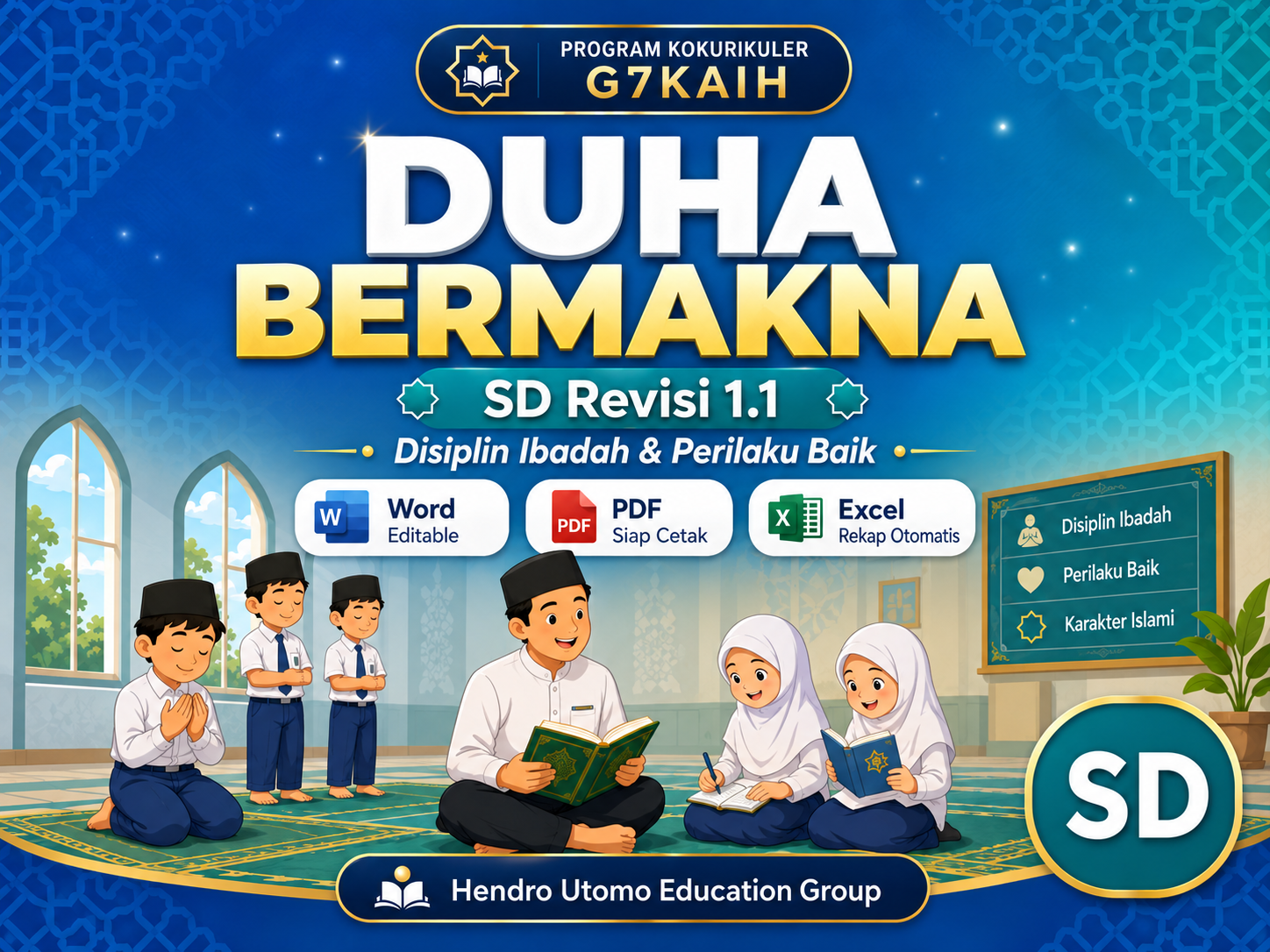 Cover Duha Bermakna SD — Program Kokurikuler G7KAIH 4 Minggu